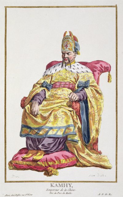 Kang Tsi (1662-1722) Mandschu-Kaiser von China aus 